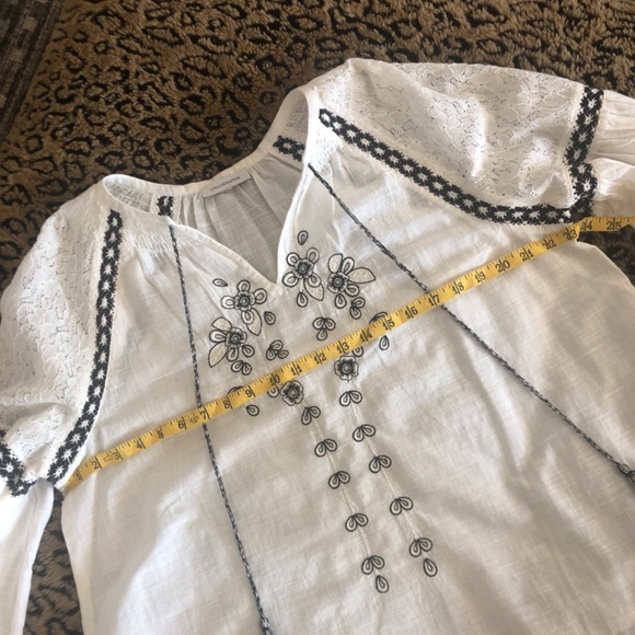 Calligraphie Boho Peasant Top NWOT - Picture 8 of 9